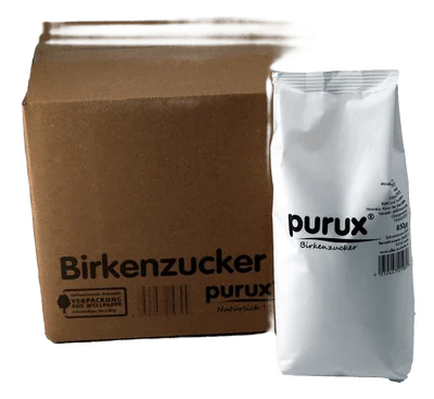 purux Birkenzucker – Xylit Xylitol Zuckerfrei Zucker Alternative 5 Kg plus 100g